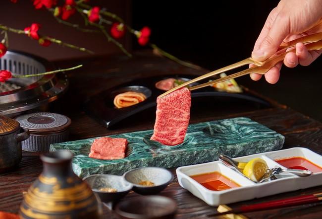 高級焼肉店の様子